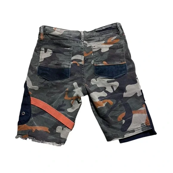 Jordan Craig Boys Camo Cargo Shorts Woodland 14 Multi Pocket Utility Streetwear - Picture 7 of 7